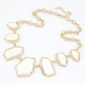Wholesale China fashion white chunky statement necklaces